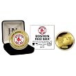 Boston Red Sox 24Kt Gold And Color Team Commemorative Coin