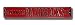 ARKANSAS RAZORBACKS ARKANSAS RAZORBACKS AVE Red AUTHENTIC METAL STREET SIGN (6 X 36)