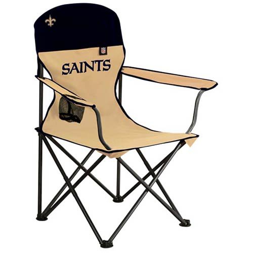 Buy North Pole New Orleans Saints Deluxe Folding Arm Chair by North Pole
