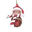 North Carolina State Wolfpack NCAA Striped Acrylic Basketball Snowman Ornament (2.5)"
