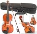 massive Geige / Violine Garnitur + Koffer & Bogen, 4/4