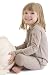 Merino Kids Superfine Merino Long-Sleeve Baby Pajama Top, Natural, 2-3 years