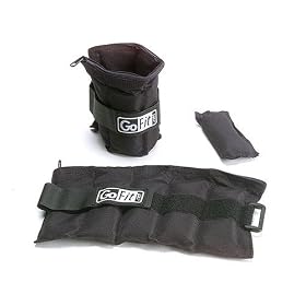 GoFit GF-5W Adjustable Ankle Weights (5 lb)