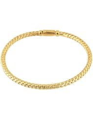 Sterling Silver Gold Plated Braided Bracelet