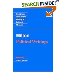 Milton: Political Writings (Cambridge Texts in the History of Political Thought)