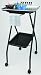FT59-A Fold-A-Way Coloring Service Cart w/Stain Resistant Aluminum Tray