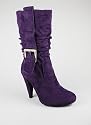 Slouchy Gathered Side Boot