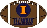 Illinois Fighting Illini ( University Of ) NCAA 3.5'x6' ft. Football Rug