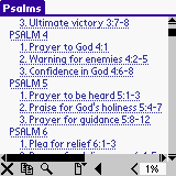 Bible Study Notes on Psalms