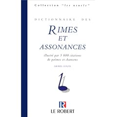Dictionnaire des rimes et assonances