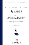Dictionnaire des rimes et assonances