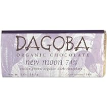 Candy Bar, New Moon, Dark Chocolate (74% Cacao Content), Organic, 2 oz., package of 12