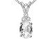 1.06 cts Genuine White Topaz Pendant - 14kt White or Yellow Gold LIFETIME WARRANTEE