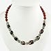 Handmade Carnelian And Silver Necklace
