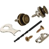 Getm Getm Wear 12725 LOXX German Engineered Strap Lock Acoustic Guitar - Antique Brass Finish