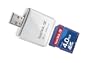 SanDisk SDHC Memory Card Bonus MicroMate Reader 4.0 GB SDSDBR-4096-A10