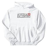 Sweatshirt White Elegant Flag
