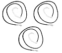 THREE (3) Necklace Cords For Pendants - One each 16", 19" and 20" + 2" Extension Chain on Each - Black Silk / Satin ~ Silver Tone Plated Ends