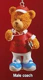 RUSS Very Beary Male #1 Coach Christmas Ornament #32008