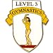 Women's Level 3 Gymnastics Pin.