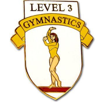 Buy Ladies Level 3 Gymnastics Pin.