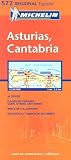 Michelin Map 572 Regional Spain Asturias, Cantabria