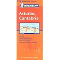 Michelin Map 572 Regional Spain Asturias, Cantabria