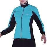 Giordana Women's Tenax Pro Activa Plus? Cycling Jacket (GI-WJCK-TXPR-TURQ) - Turquoise w/Black Accents