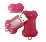2GB Pink Bone USB Drive