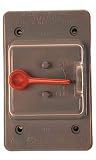 Carlon E98TSCN-CAR Single Gang Weatherproof Toggle Box Cover