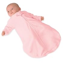 Kiddopotamus Dreamsie Luxe Sleeper & Sleep Cap Double Velboa, Pink