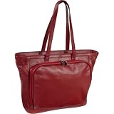 AmeriLeather Cosmopolitan Leather Tote (Red)