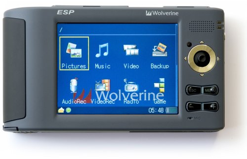  120 GB Portable Multimedia Storage Player 