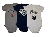 San Diego Padres Nike Baby 3-Pack Creepers6-9 Months