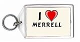 I Love Merrell Keychain