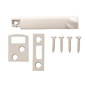 Crown Bolt 62365 2-1/2-Inch Surface Bolt, Satin Nickel