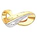 14K Two-Tone Gold Diamond Pendant/Slide - 0.08 Ct. (ALSO AVAILABLE WITH GEMSTONES)