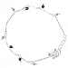 Womens Jewelry Ankle Bracelets Sterling Silver Pair 10.5 inches 17 gms.
