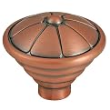 Ultra Hardware Antique Copper Pinwheel Cabinet Knob