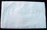 Hand embroidered hemstitched French Handkerchiefs pouch