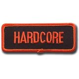 Buy HARDCORE Hard Core Iron On Jacket Patch by 99 VOLTS