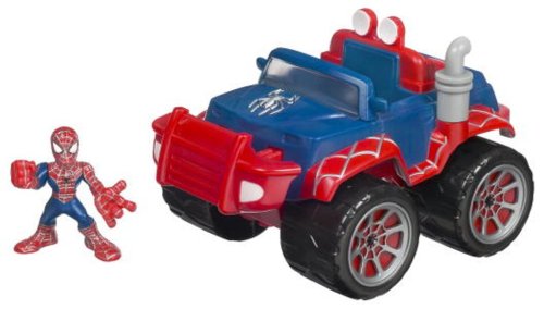 Childrens Toyshop  Toys : Spiderman - Super Hero Squad Battle Truck