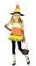 Girls Candy Corn Witch Costume