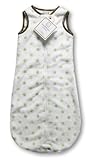 Swaddledesigns Zzzipme Sack Fuzzy Dots, Kiwi/Mocha, 3-6 Months