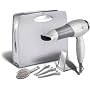 Sassoon VSDR5804PK1 White Hot Gift Set With 2000W Hair Dryer, Mirror & Clips