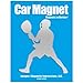 Lacrosse Goalie Male Car Magnet