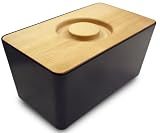 Joseph Joseph Melamine Bread Bin With Cutting Board Lid (Black)