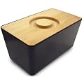 Joseph Joseph Melamine Bread Bin With Cutting Board Lid (Black)