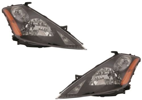 Nissan Murano Replacement Headlight Unit Black Bezel - 1-Pair