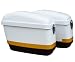 Brand New White Motorcycle Trunk Hard Saddlebags Hard Bags
